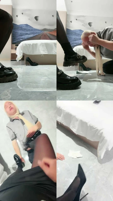 【晓雅】清理脏短靴/碾压踩踏/物化脚垫