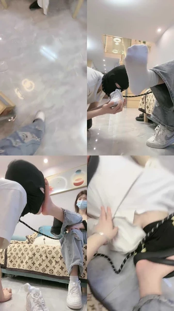 【樱子大人】伺候主人起床-空军一号白棉袜辱/骑马转胯/踩踏提档