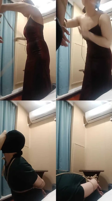 【长沙桃子】五花大绑虐狗