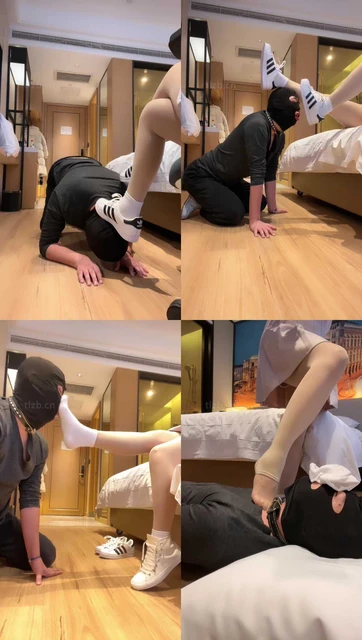 【喵主】骑马转胯/贝壳头白袜踩虐/磕头/清理脏鞋底/吃白袜