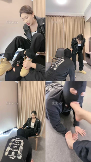 【潘妮女王】重度sp打开花-吸闻靴子里面味道