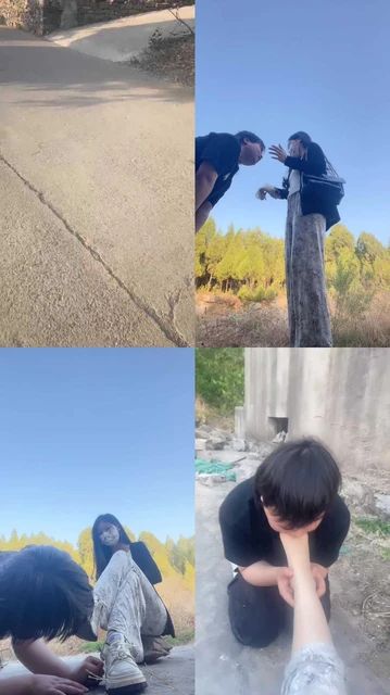 【素人挖掘机】路边开发爬山女神S-耳光/踩踏/舔脏鞋底/闻棉袜