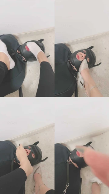 【上上】近距离-超臭原味白船袜气味辱