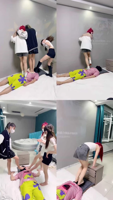 【精神小妹】3S全体重踩踏地毯/踩头/跳跺狗爪