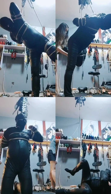 【东营天香百合】麻绳吊绑囚禁/虐乳