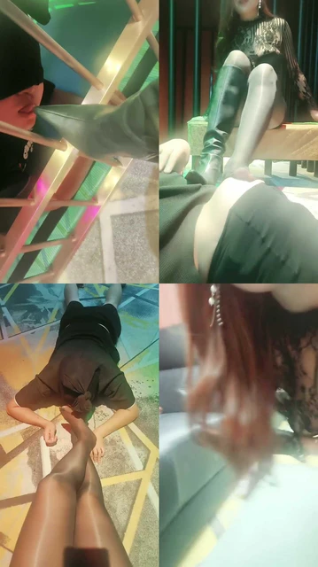 【咩祖】桌椅狗笼囚禁/骑马/长靴黑丝踩虐