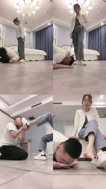 【萱萱子】喂口水圣水/踩狗头/小白鞋白袜