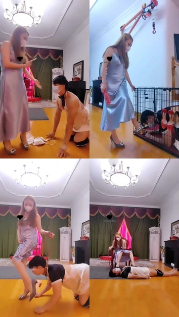 【魔鬼天使】骑马踩踏耳光/关狗笼子【双视角版】