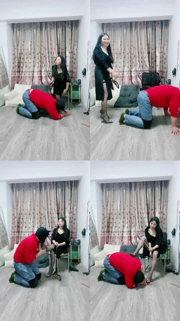 【梓珊S】美容院技师黑丝诱惑调