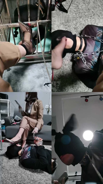 【乐爷】笼里的狗放出来虐待