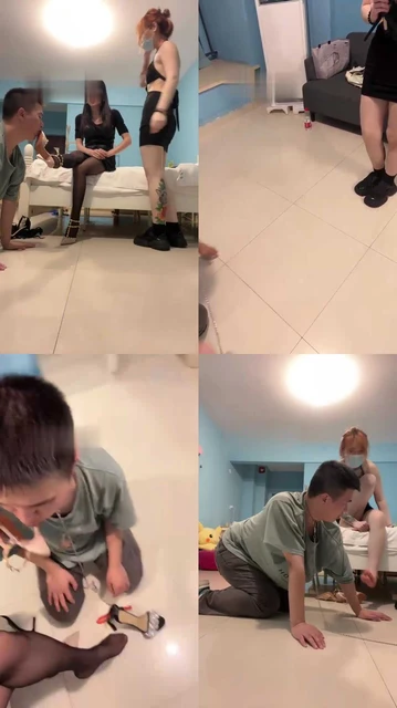 【安琪殿下】新女王带上姐妹一起调狗【双视角版】