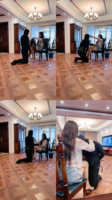 【沅芷】束缚衣捆绑/拖鞋抽耳光