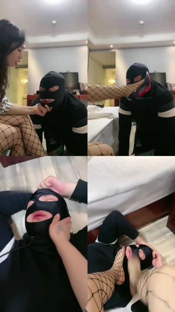 【夕微】网袜性感女主虐待肥狗