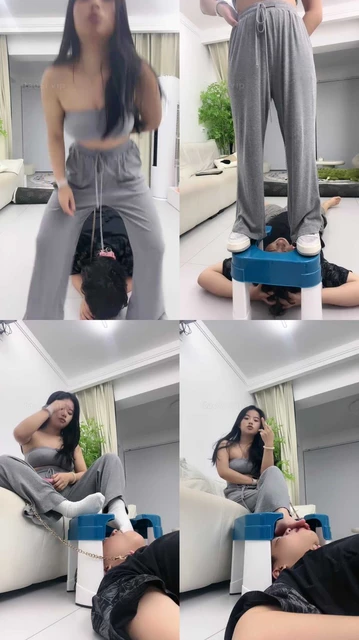 【伊诺】狗链转胯遛狗/运动鞋踩/超臭白棉袜闻舔