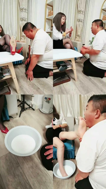 【乐爷】黑丝高跟玩虐下属犬【下】