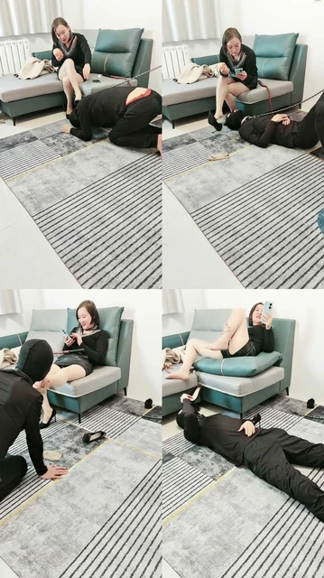 【美容院】骑马鞭打/高跟肉丝踩虐/叼丝袜