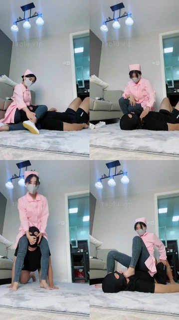 【亦瞳】护士小姐姐-腿绞/袋子套头/掐脖/鞋捂脸-窒息专场