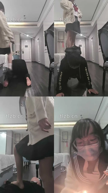 【可爱鬼】JK学生主-皮鞋白袜-踩踏闻舔/头顶鞋/喝厕所水