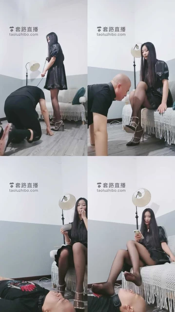 【猫神】黑丝御姐遛狗耳光/喝刷牙水