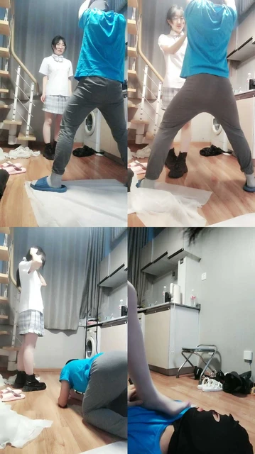 【林清雅S】调教学生贱狗