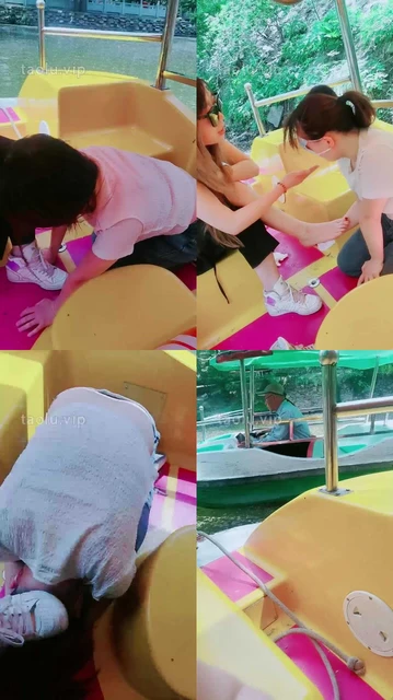 【梦幻大大】母畜-户外游船伺候-脏鞋踩脸/耳光/棉袜崇拜/拧耳朵