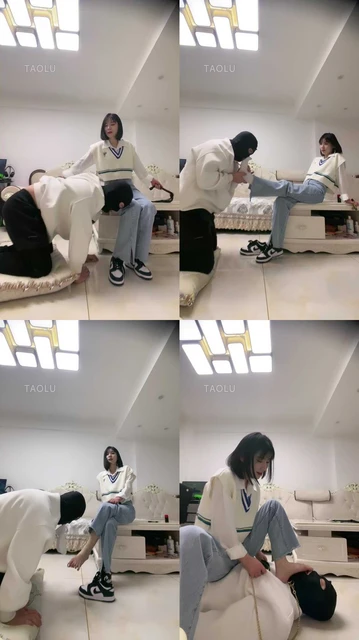 【简一】AJ踩脸 棉袜深喉