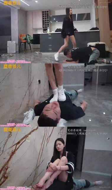 【麋鹿银儿】画画S 暴力场 臭到无法呼吸的原味袜子与裸足