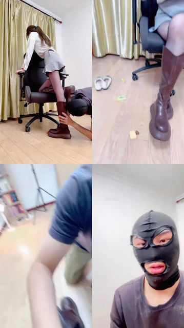 【诗酒S】长靴踩踏喂食/舔脏鞋底/闻高跟