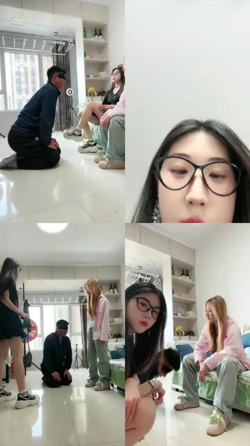 【西彤s】带闺蜜玩狗