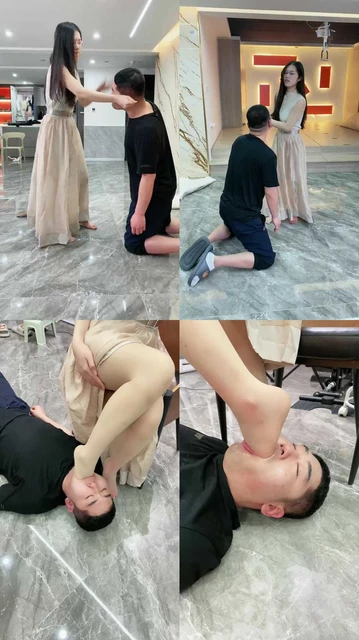 【麋鹿银儿】麋鹿银儿，广深嘉妮s暴力踢裆沉浸深喉踩脖踩头