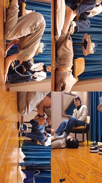 【上头姐妹】鞭打/清理耐克鞋/闻鞋闻多双棉袜