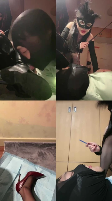 【妖妖】口水+呕吐物喂食-吃棉袜-黑丝踩踏