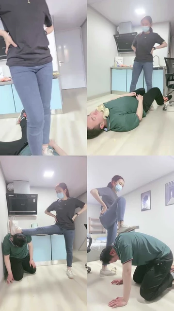 【小劳拉】运动鞋全体重踩踏/强制喂食