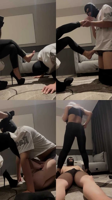 【AIU】美腿夹头/狂舔裸足/踩踏虐乳