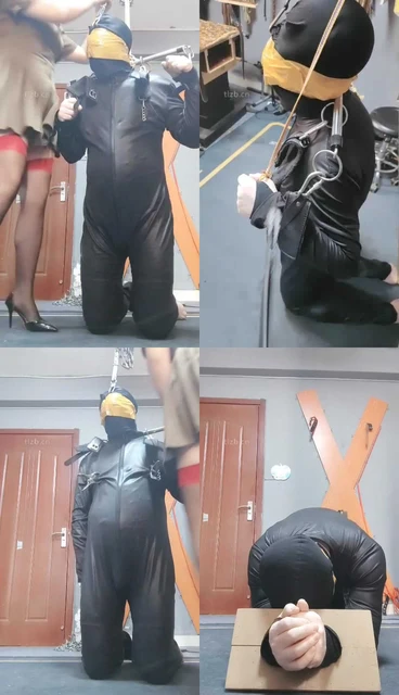 【东营天香百合】丝袜塞嘴重刑枷锁囚禁