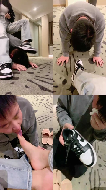 【海绵大大】AJ踩踏碾压/骑马闻臭袜臭脚