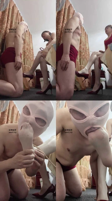 【璋爷】掐乳/高跟踩虐/肉丝脚狂舔