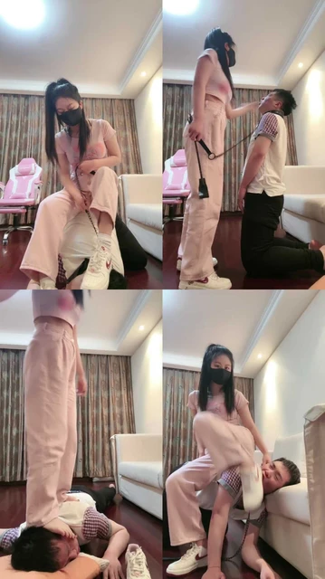 【桃幼幼】小白鞋白棉袜气味羞辱圈养奴