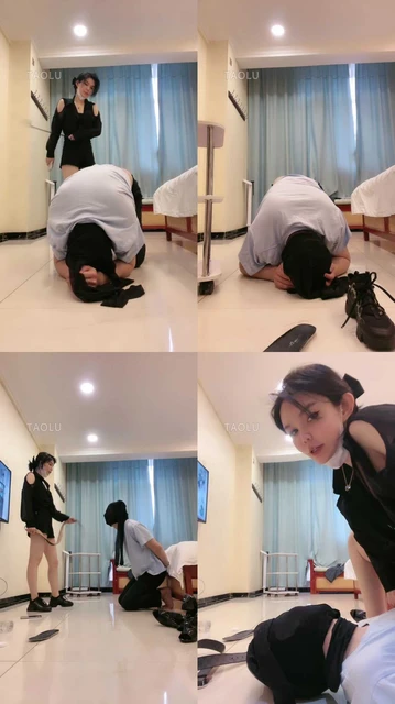 【欣妍大大】长靴运动鞋严刑逼供狗 【续集】