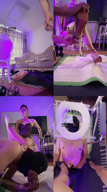 【尤野】全体重高跟鞋虐贱奴 完食黄金