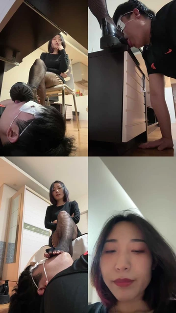 【朱砂痣】桌下新宠物-深喉虐乳/强制喂食各种脏东西