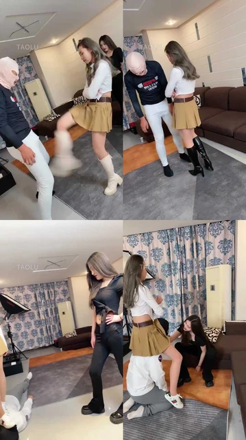 【二宝】带素人闺蜜重度踢踹