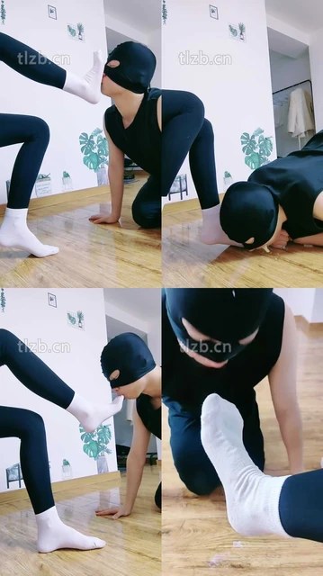 【护短】跪舔原味白袜脚/舔酸奶