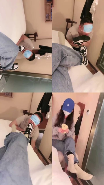 【晚晚公主】AJ小姐姐开发狗舔脏鞋底/踩背