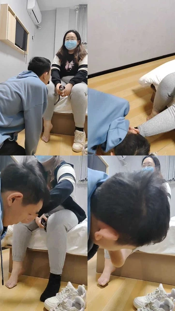 【樱樱】舔素人的鞋袜脚/袜子塞嘴