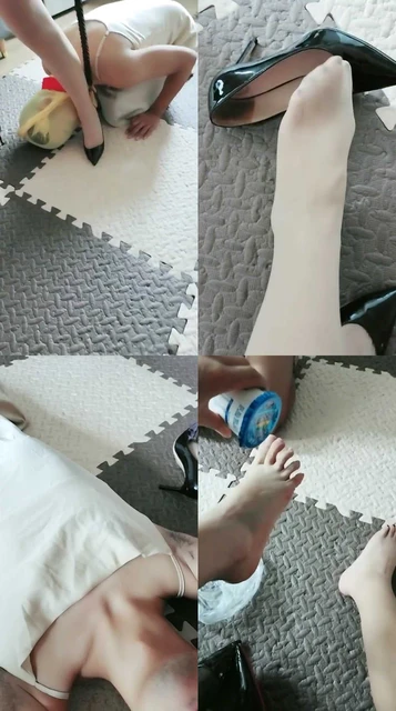 【梦溪】高跟丝袜踩虐/骑马转胯