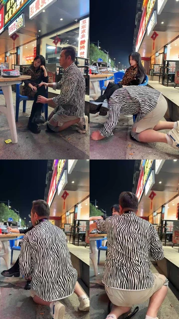 【琴月S】夜市户外直播玩狗