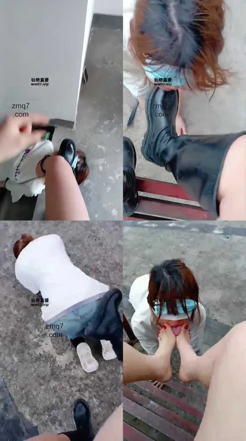 【爱可】天台调教女奴