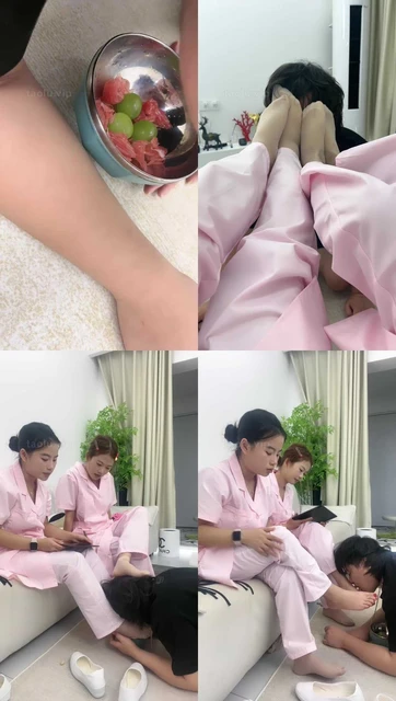 【伊诺】双护士小姐姐-踩踏喂食/转胯骑马