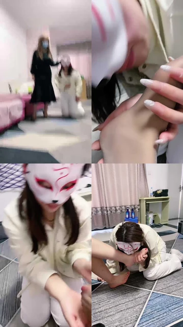 【沫嫣】母畜-重度鞭打/骑马转胯/耳光/品尝丝袜jio【双视角版】